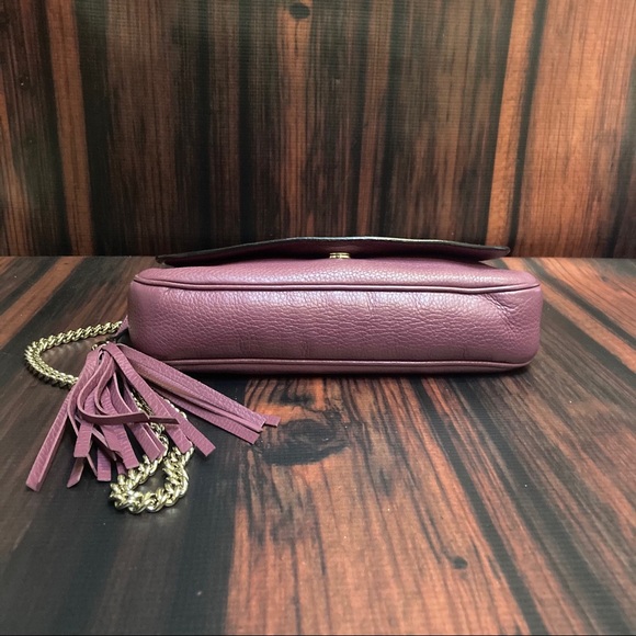 Gucci Soho Medium Purple Crossbody Bag - Picture 5 of 8